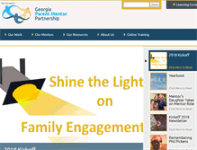 Tablet Screenshot of parentmentors.org